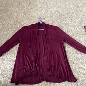 Apt 9 Burgundy cardigan
